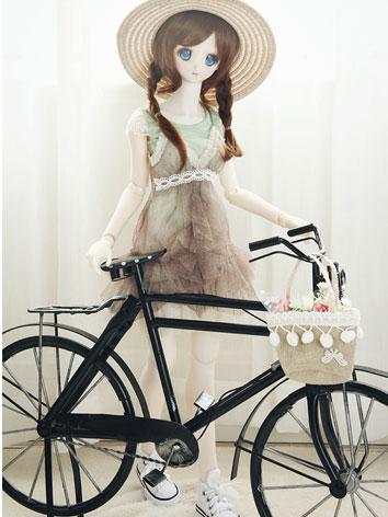 BJD 1/3 Black Bicycle for S...