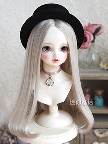 Girl Gray Hair 1/3 1/4 1/6 Wig for SD/MSD/YSD Size Ball-jointed Doll