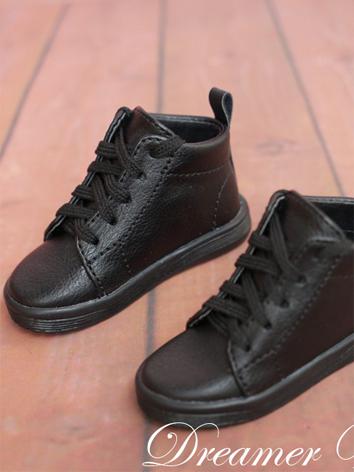 1/3 1/4 70cm Shoes Male Black Leisure Shoes for 70cm/SD/MSD Ball-jointed Doll