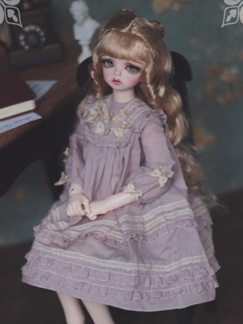 1/3 1/4 1/6 Purple Dress +Little Lady in the Morning Light+ for YSD/MSD/SD Size Ball-jointed Doll