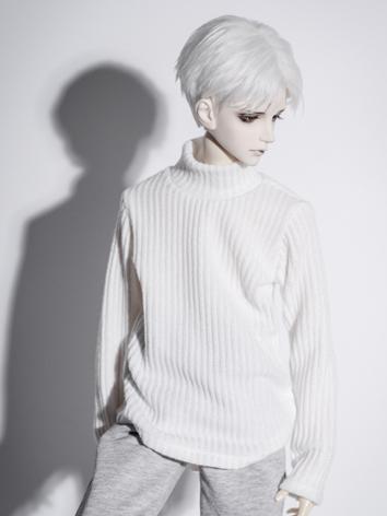 1/3 1/4 70cm Clothes White Sweater A210 for MSD/SD/70cm Size Ball-jointed Doll