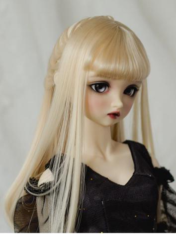 BJD Wig Girl Light Gold Hair for SD Size Ball-jointed Doll 