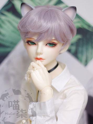BJD Wig Boy Purple Short Hair for SD/MSD/YOSD Size Ball-jointed Doll