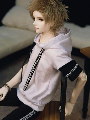 BJD Clothes Boy White T-shirt for SD/MSD Ball-jointed Doll