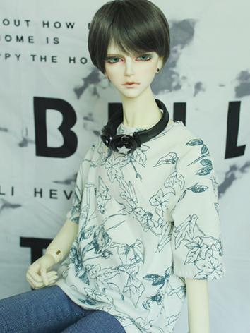 BJD Clothes Boy/Girl Printed T-shirt Top for 70cm/SD/MSD Ball-jointed Doll