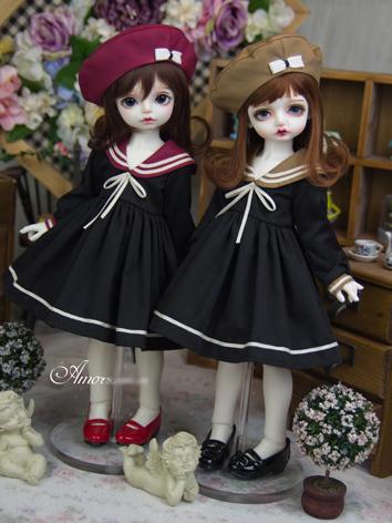 【Limited Item】BJD Clothes 1/3 1/4 Girl Sailor Dress for SD/MSD Ball-jointed Doll
