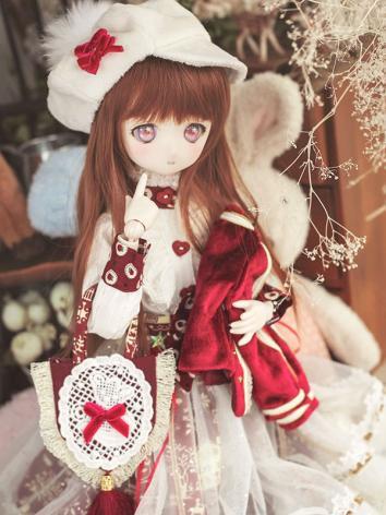 BJD 1/4 Clothes Girl Red Su...