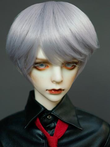 1/3 Wig Boy Gray Color Short Hair Wig for SD Size Ball-jointed Doll