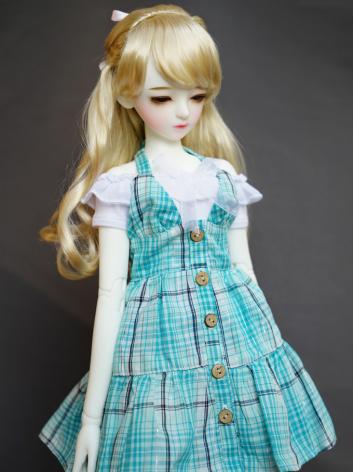 BJD Doll Grid Dress Suit Cl...