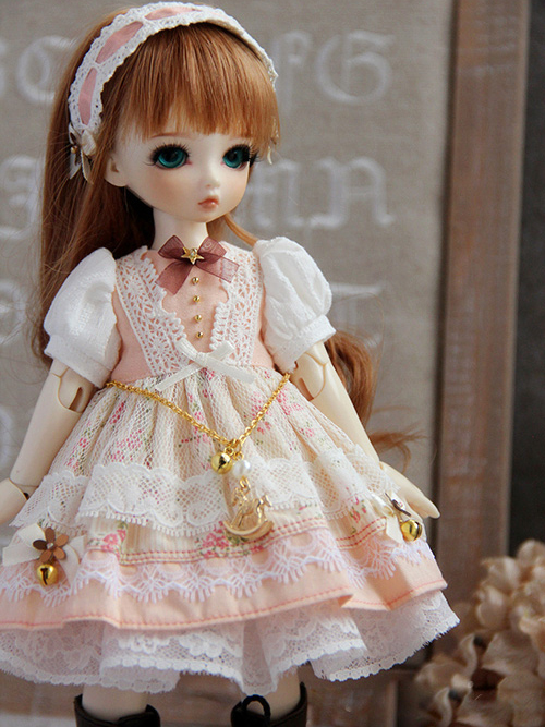 BJD Clothes Orange Girl Dress for YOSD Ball-jointed Doll_CLOTHING_Ball ...