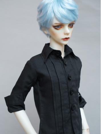 BJD Black Shirt Coat for Boy 70cm/SD/MSD/YOSD Size Ball-jointed Doll