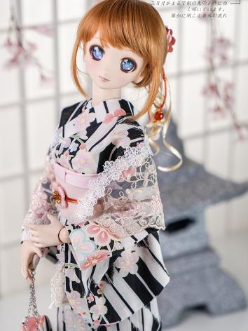 BJD Clothes Girl Kimono Yuk...
