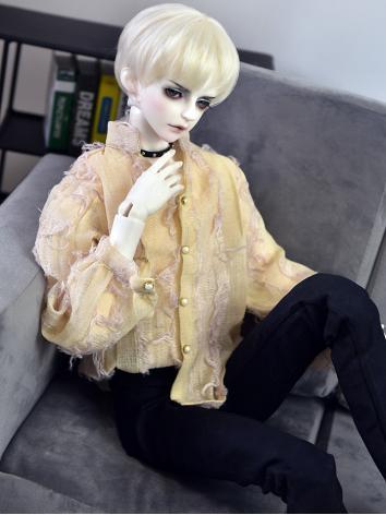 BJD Clothes Boy Beige Loose-version Shirt for 70CM Ball-jointed Doll