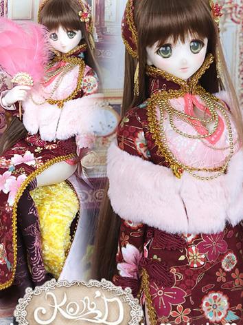 1/3 BJD Clothes Girl Red Ch...