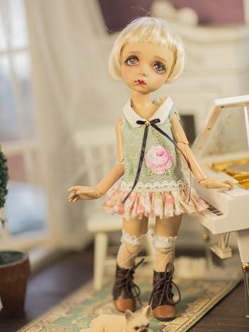 BJD Clothes Girl Dress+Socks Suit Set for SD/MSD Ball-jointed Doll
