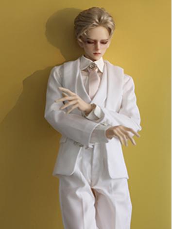 Bjd Clothes 74+ White Male retro suit CL1190531 for 70cm+ Ball-jointed Doll  