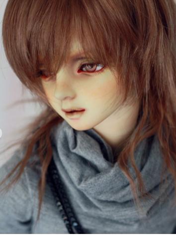 BJD Wig Boy Gold/Purple/Brown/Black Curly Hair[-NO.396-] for SD/MSD/YOSD Size Ball-jointed Doll 