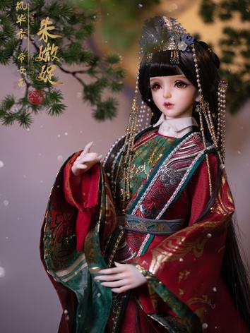 BJD Clothes 1/3 Princess Changping Red Wedding dress  CL3190612 for SD size Ball-jointed Doll