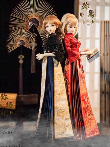 BJD Clothes Girl Red/Black Dress for MSD/SD/SD16 Ball-jointed Doll