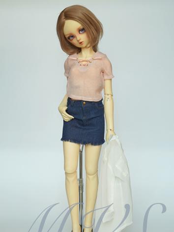 BJD Clothes Girl Dark Blue Jeans Skirt for SD Ball-jointed Doll