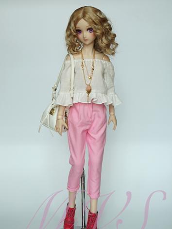 BJD Clothes Girl Pink/Blue Pants Trousers for SD Ball-jointed Doll