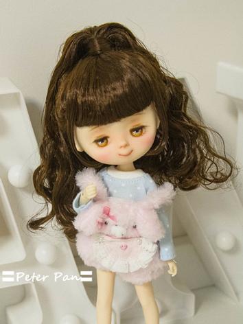BJD Wig Girl Chocolate Hair Wig for SD/MSD/YOSD/ Size Ball-jointed Doll