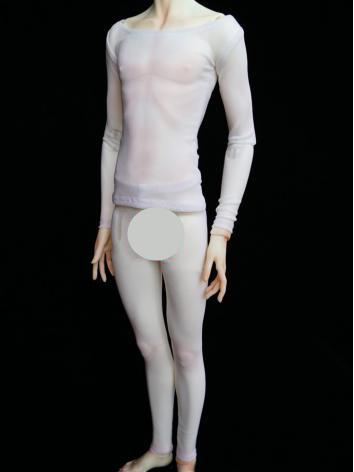 BJD Clothes White Underwear Set for 70cm/SD/MSD Ball-jointed Doll