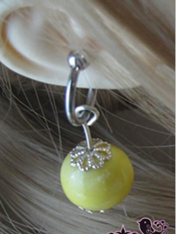 BJD Accessaries Green Earrings For MSD/SD/70CM Ball Jointed Doll
