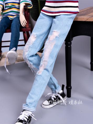 BJD Clothes Jeans Trousers for MSD/SD/70cm Size Ball-jointed Doll