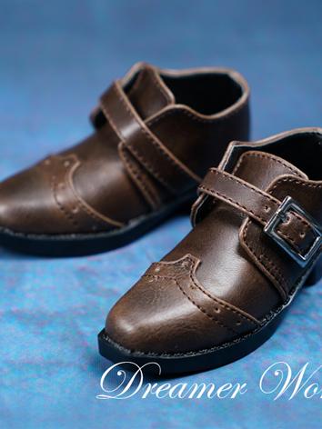 BJD Shoes Boy Retro Brown Shoes for SD/70CM Ball-jointed Doll