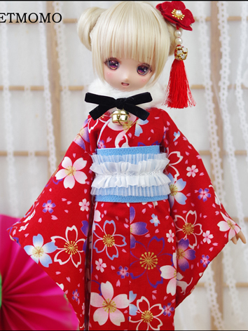 BJD Clothes Girl Kimono Fit for MSD/MDD size Ball-jointed Doll_CLOTHING ...
