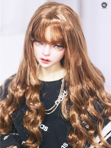 BJD Wig Boy/Girl Gold/White Long Curly Hair for SD/YOSD Size Ball-jointed Doll