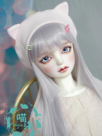 BJD Hat Girl/Boy White/Black/Pink Beret Hat for MSD/YOSD Size Ball-jointed Doll