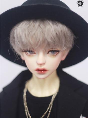 BJD Wig Boy Short Curly Hair Wig for SD/MSD/YOSD Size Ball-jointed Doll