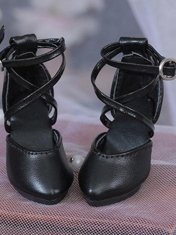 1/4 Shoes Black High Heel S...