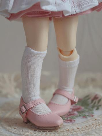 BJD Shoes Girl/Boy Pink/Whi...