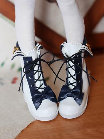 BJD Shoes Sailor Lace-up Bo...