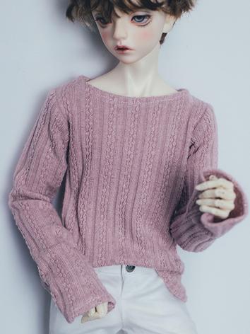 BJD Clothes Pink Pullover f...