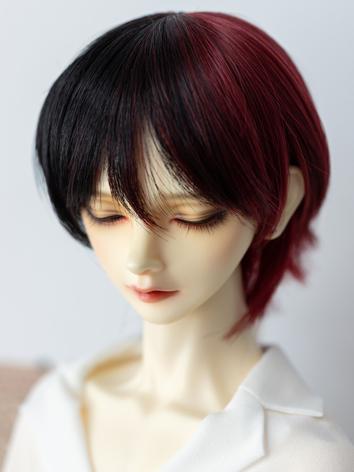 BJD Wig Boy Short Hair Two-color Matching for SD/MSD/YOSD Size Ball-jointed Doll