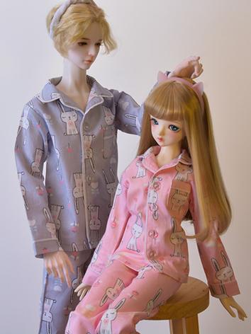 BJD Clothes Pajama Set for MSD/SD/70cm Size Ball-jointed Doll
