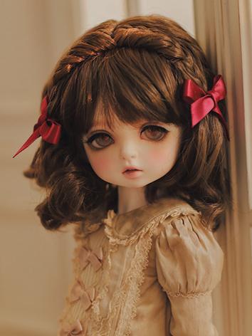 BJD Wig Girl Braids Curly Hair for SD Size Ball-jointed Doll