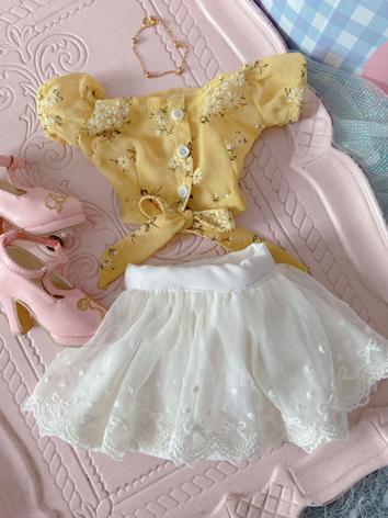 BJD Clothes Summer Shirt Shorts/Skirt Set for SD/MSD/DD Size Ball-jointed Doll