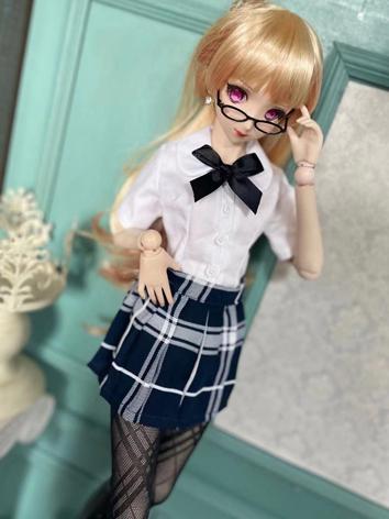 BJD Clothes Girl JK Skirt Shirt for SD/MSD/DD Size Ball-jointed Doll