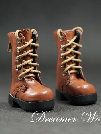 BJD Shoes Lace-up Boots for YOSD Size Ball-jointed Doll