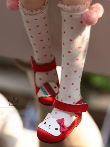 Bjd Girl/Boy 1/4 1/6 Pink/Blue/Red/Brown/Black Cute Shoes for MSD/YSD Ball-jointed Doll