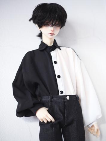 BJD Clothes Colorblock Chiffon Shirt A406 for MSD/SD/70cm/75cm Size Ball-jointed Doll