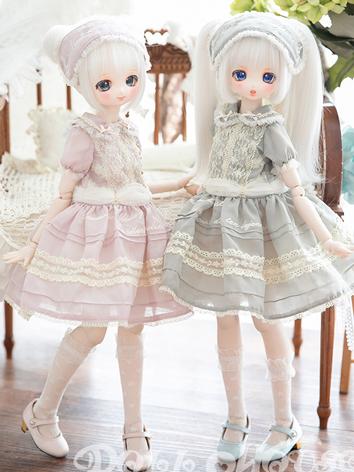 BJD Clothes Girl Dress Suit for MSD/MDD Size Ball-jointed Doll