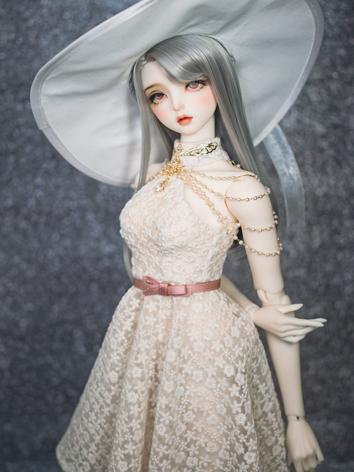 BJD Clothes Off-the-shoulder Bead Chain Dress for MSD/SD/70cm/75cm Size Ball-jointed Doll