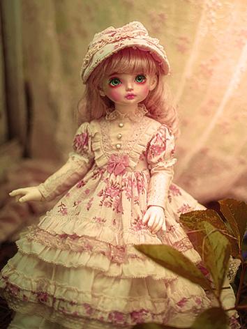 BJD Clothes Floral Dress for YOSD/MSD/DSD/SD Size Ball-jointed Doll