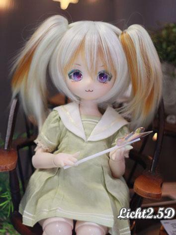 BJD Wig Girl Cute Hair 382A for SD/MSD/YOSD Size Ball-jointed Doll
